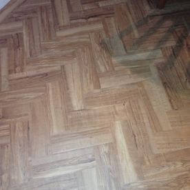 new flooring in a home